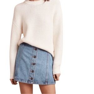 Aritzia Wilfred Free Ahrens Denim Skirt size 6